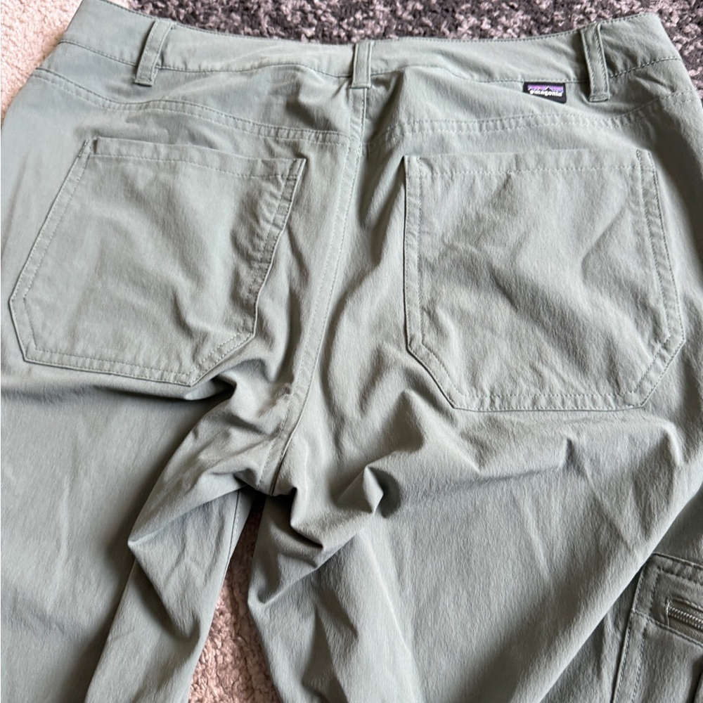Patagonia Women’s W’s Tribune Green Cargo Pants - size 10 - Picture 11 of 12